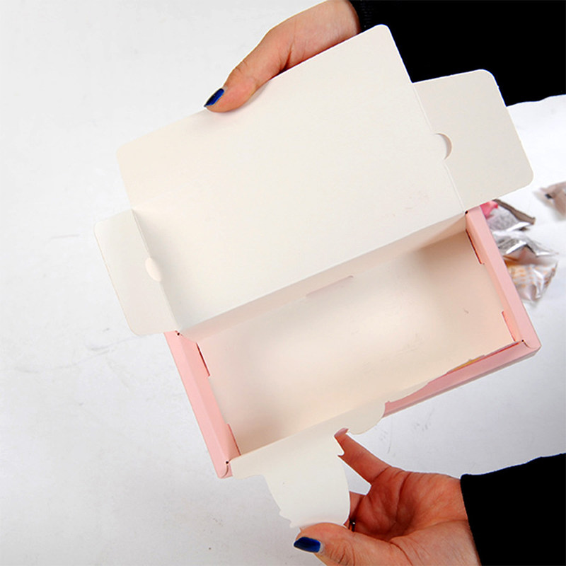 Glossy Matte Lamination Cardboard Counter Display Boxes Varnished Surface