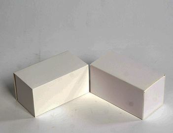 Folding Type White Candy Boxes Thin 	Ivory Card Paper Empty Candy Boxes