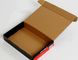 Strong Black Kraft Corrugated Shipping Box Colored Corrugated Mailing Boxes