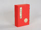 Classic Red Folding Cardboard Gift Boxes High Strength Long Working Life