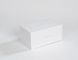 White Kraft Corrugated Boxes full cover With Rigid Dark Cap And Bottom